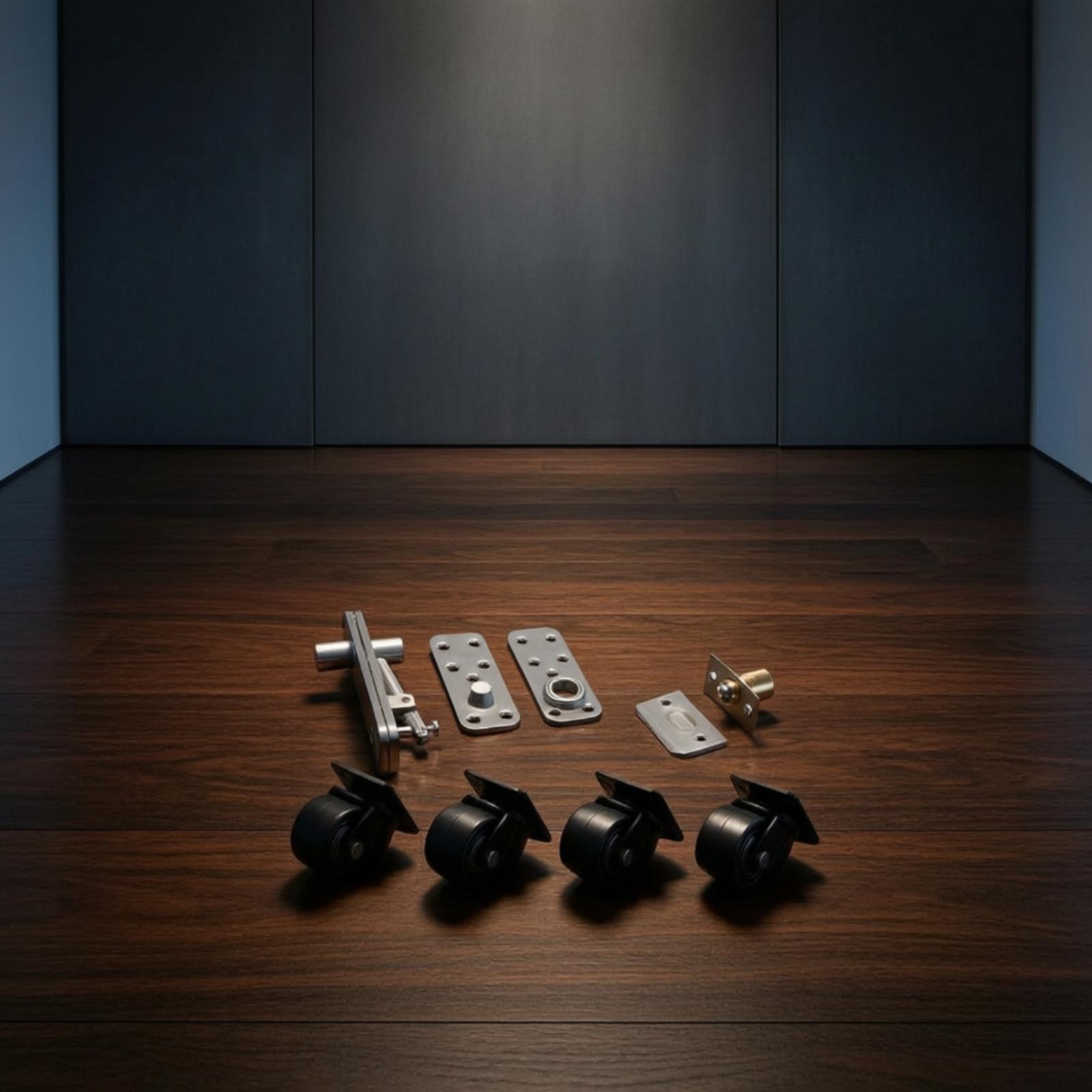 Caster Wheel - Kit di ferramenta per ante di