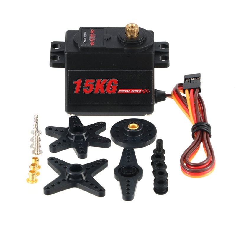 Micro Servo - B05C-Servomotore Digitale 15KG Servo con Ingranaggi
