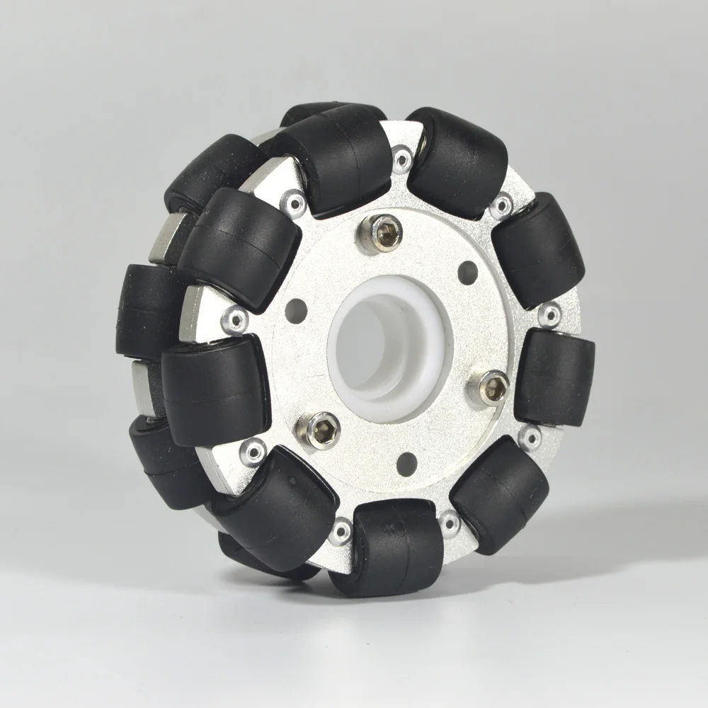Omni Wheel - Ruota omnidirezionale in alluminio, diametro 4