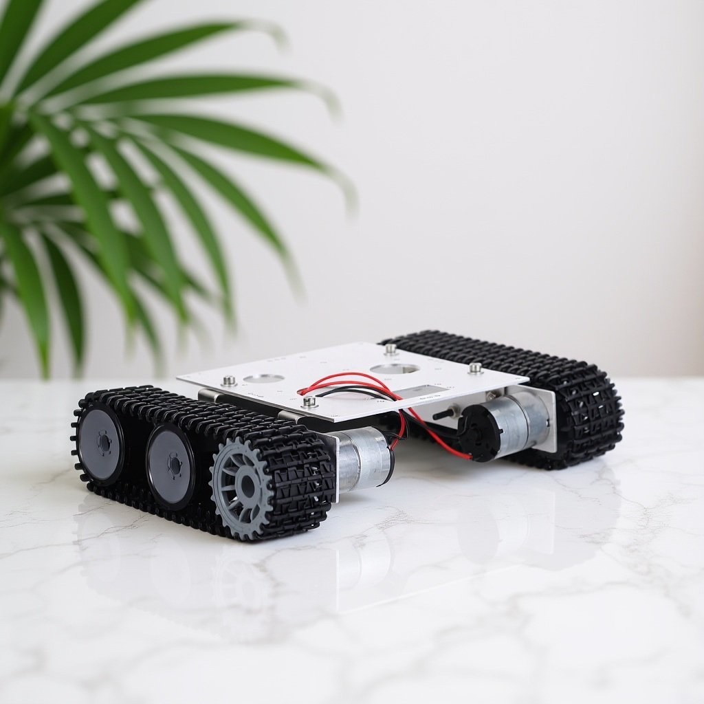 Tracked Robot Chassis - Kit Telaio Carro Armato Robotico in