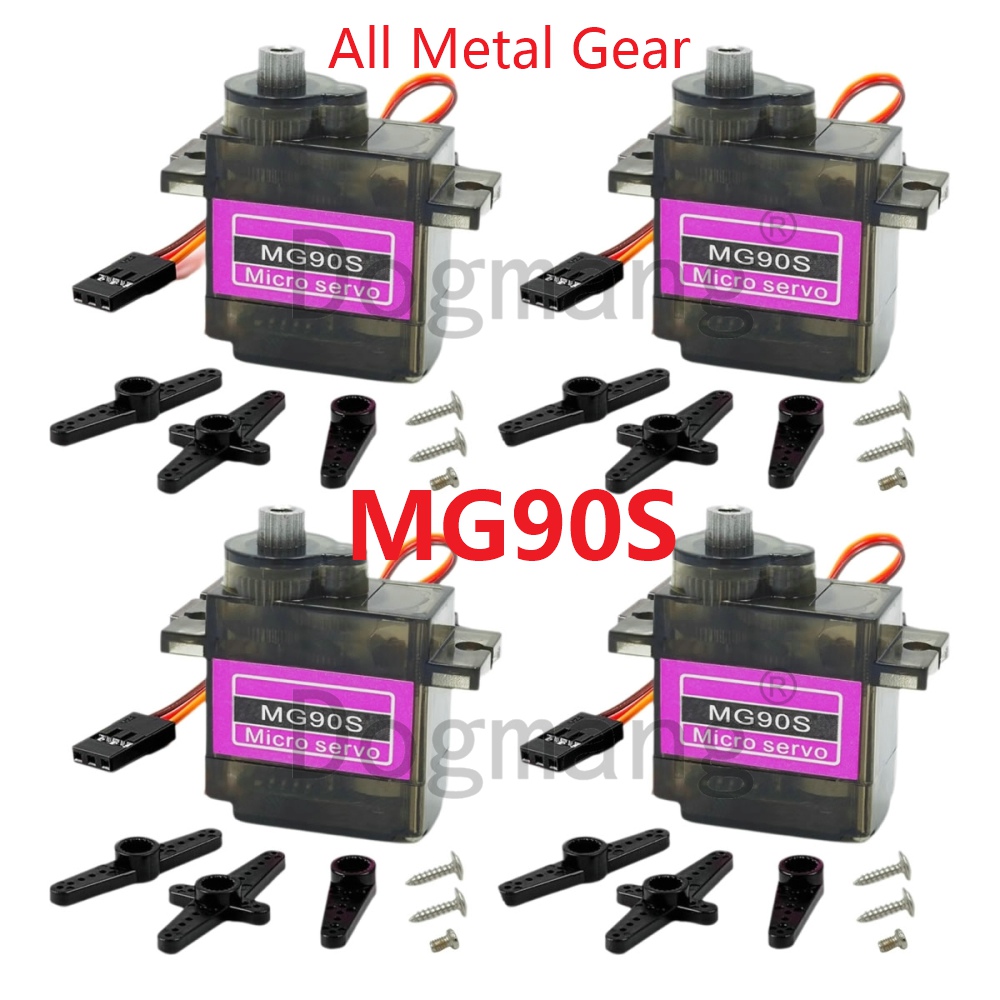 Micro Servo - MG90S Servo 1/2/4/10/20/50 pezzi All Metal