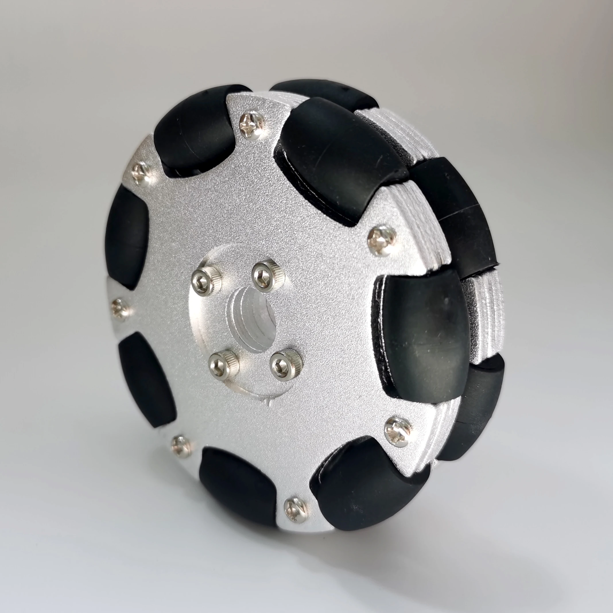 Omni Wheel - Ruota Omnidirezionale Doppia in Alluminio da