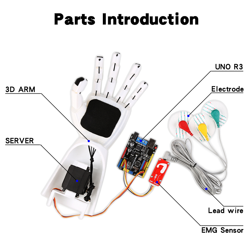 Braccio robotico con sensore E - Robot Arm Kit recensione e prezzo