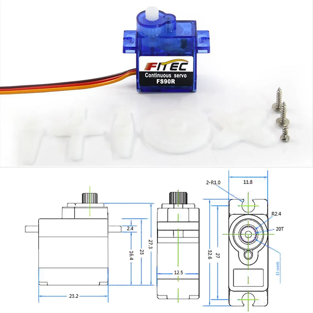Feetech Mini FS90R Micro Servo - Micro Servo recensione e prezzo