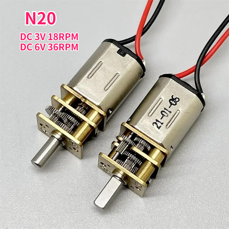 N20 DC 3V 18rpm 6V 36RPM Mini  - Geared Motor recensione e prezzo