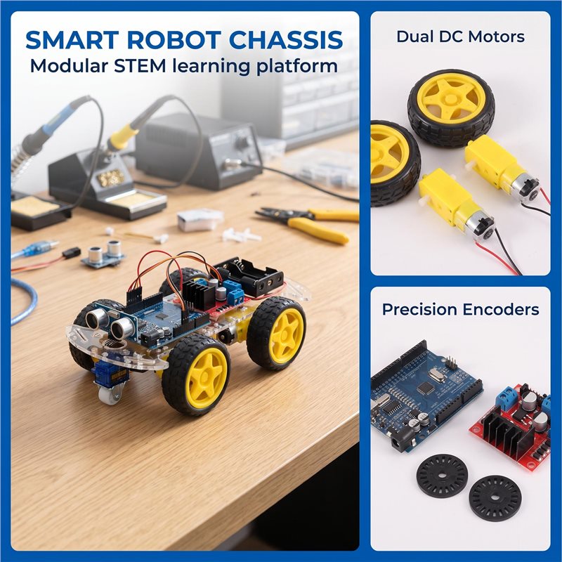 Kit telaio per auto robot inte - Arduino Robot recensione e prezzo