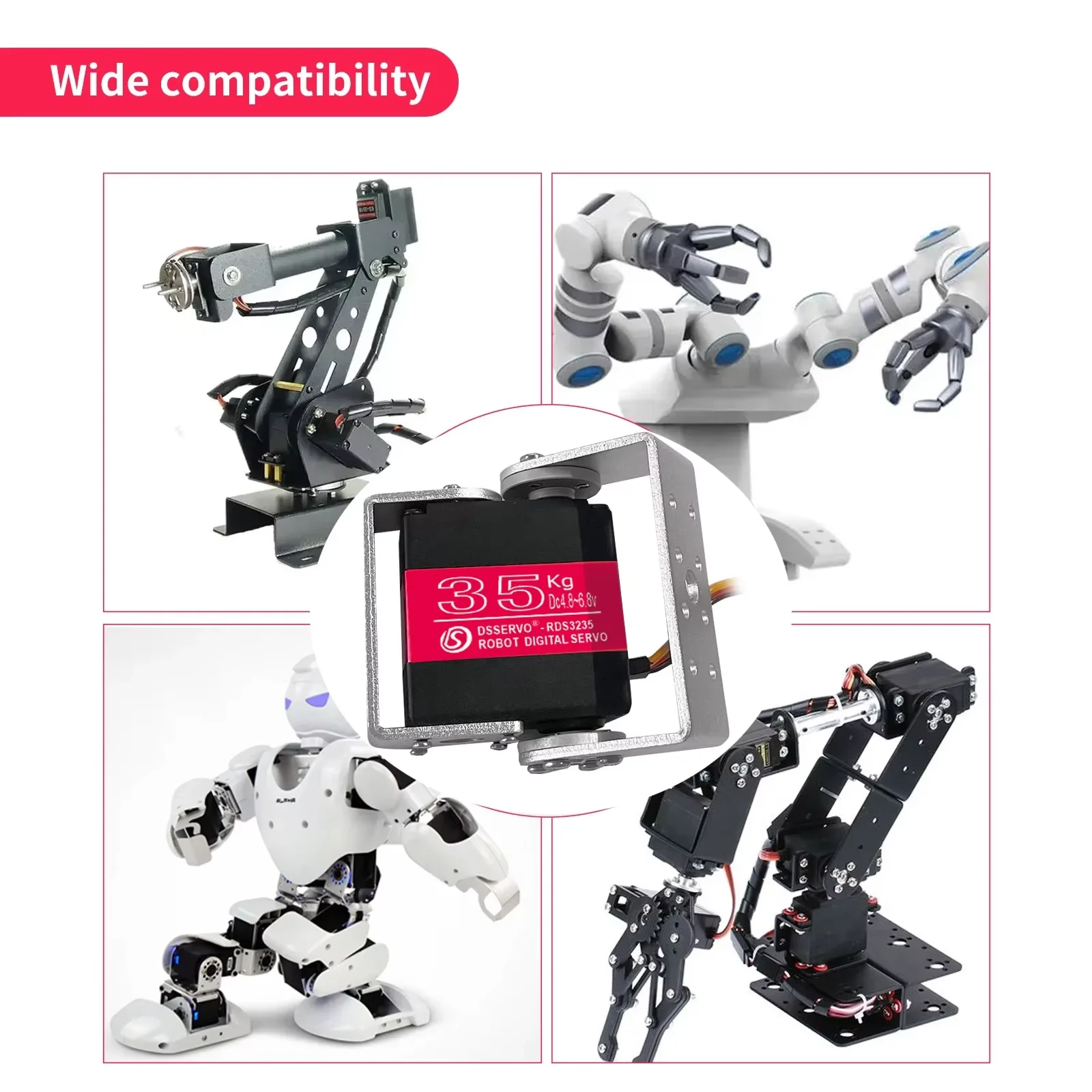Set da 1/2/4 Dsservo RDS3235MG - Robot Car Kit recensione e prezzo