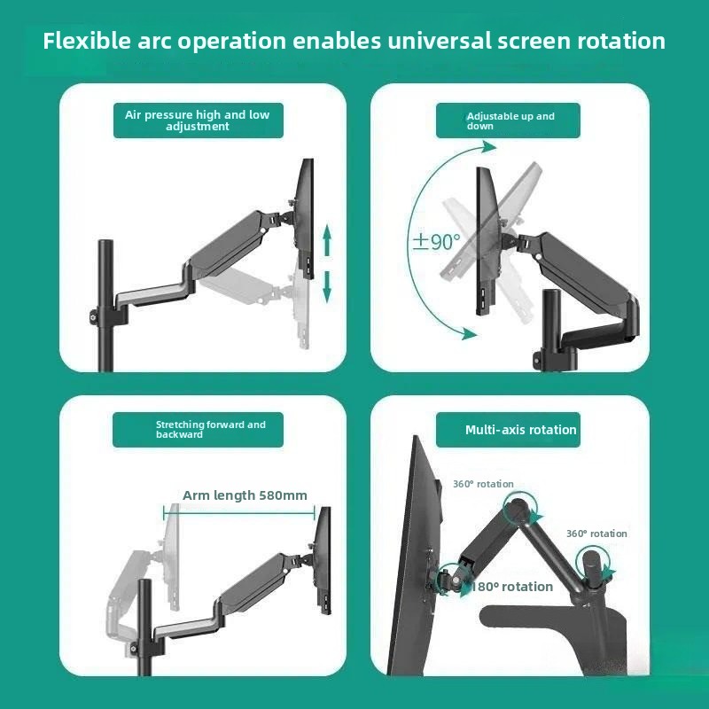 Supporto, monitor per computer - Robot Arm Metal recensione e prezzo