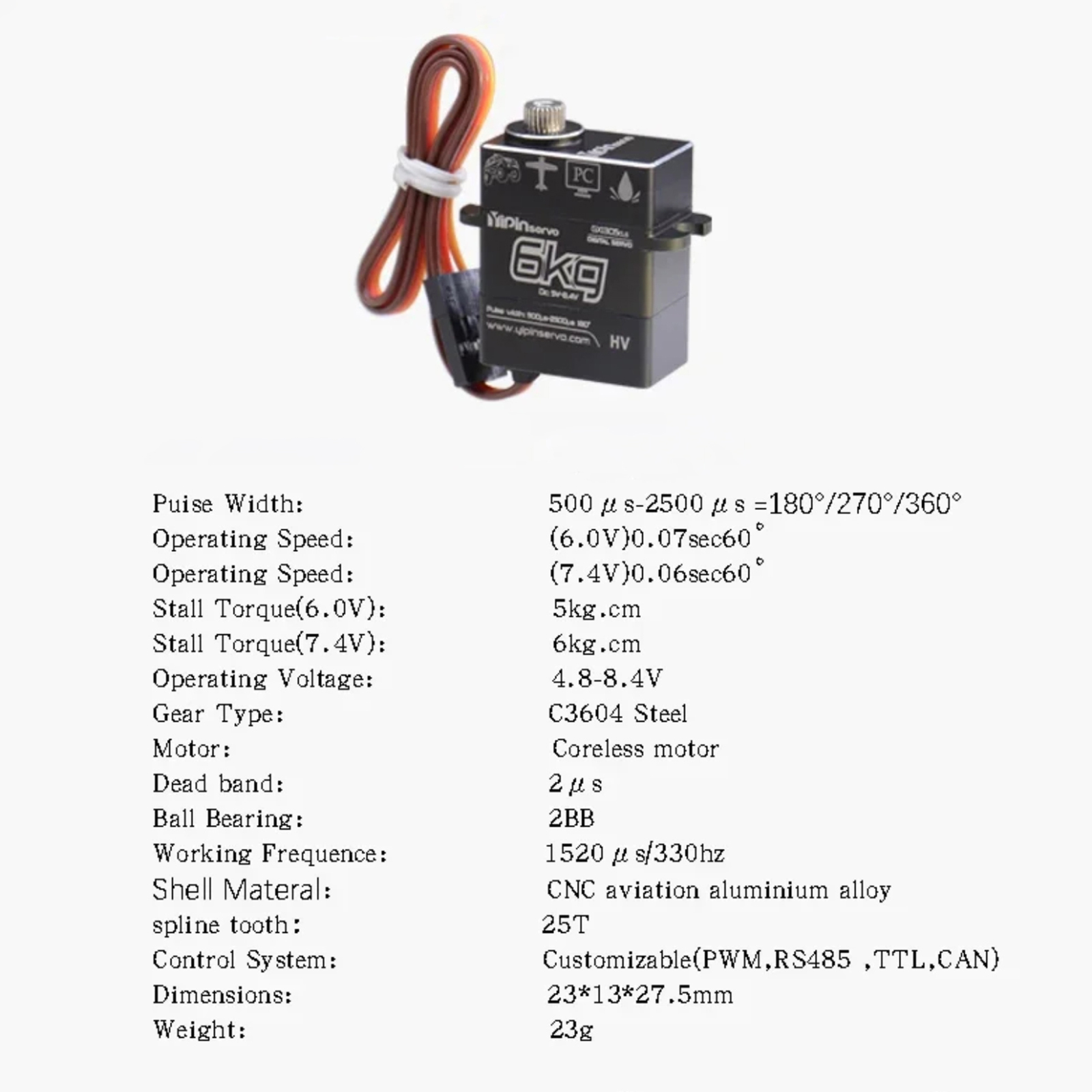 Micro Servo Digitale GX Senza  - Micro Servo recensione e prezzo