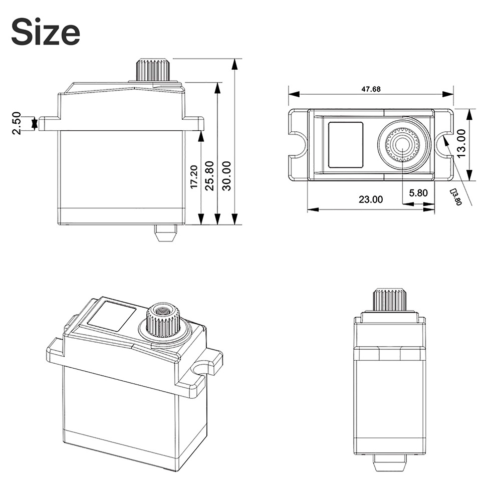 9imod 2065 7KG Micro Servos di - Micro Servo recensione e prezzo