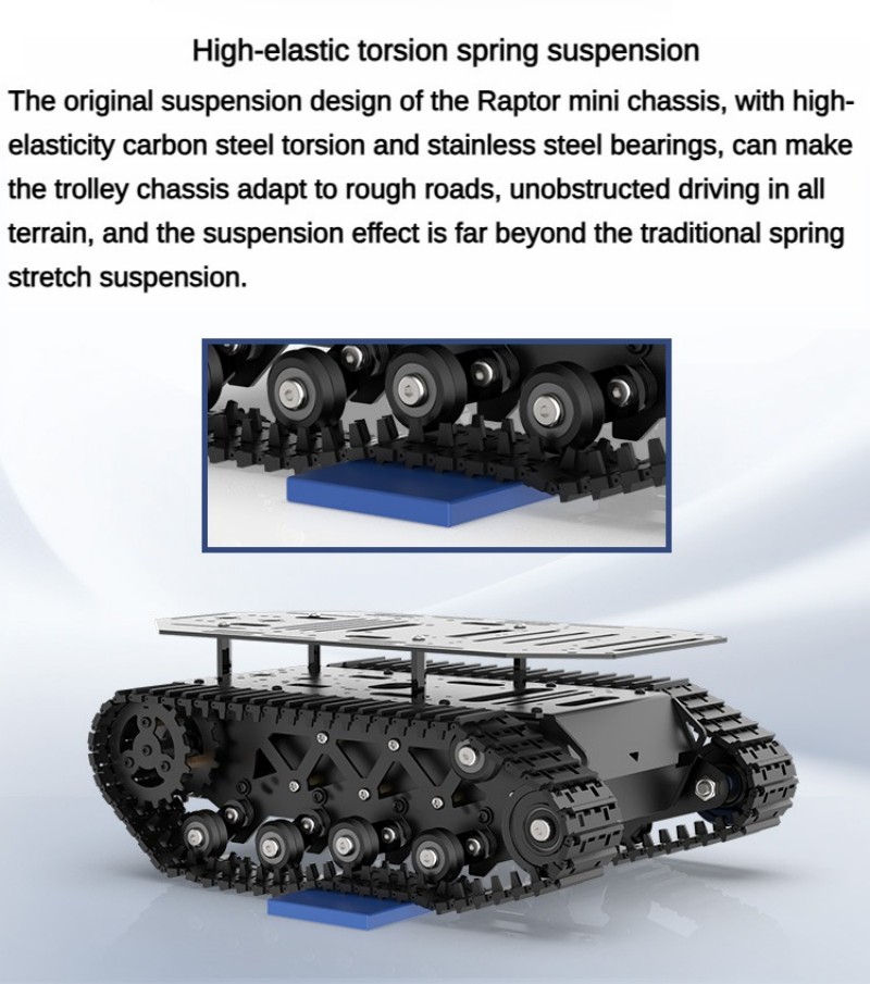 Telaio per carro armato radioc - Tracked Robot Chassis recensione e prezzo
